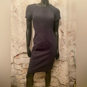 Brooks Brothers Deep Navy Classic Fitted Dress